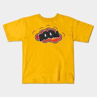 Comic Boom Onomatopoeia Kids T-Shirt